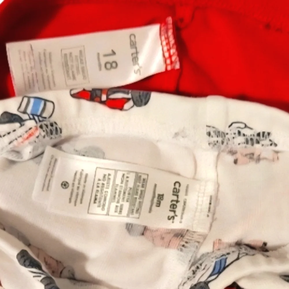 Carter's 4-Piece Fire Truck & Race Car Pajama Bundle